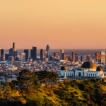 Picture of Los Angeles skyline. Image used for a Newswire blog highlighting the top media outlets in California.