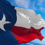 Picture of the Texas state flag. image used for a Newswire blog post about the top media outlets in Texas.