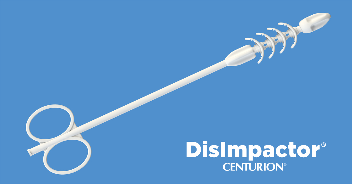 Centurion's Disimpactor for Hospice Fecal Impaction Solution Reduces