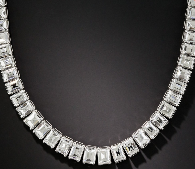 Lang Antique & Estate Jewelry Features Exceptional 44 Carat, Carré-Cut ...